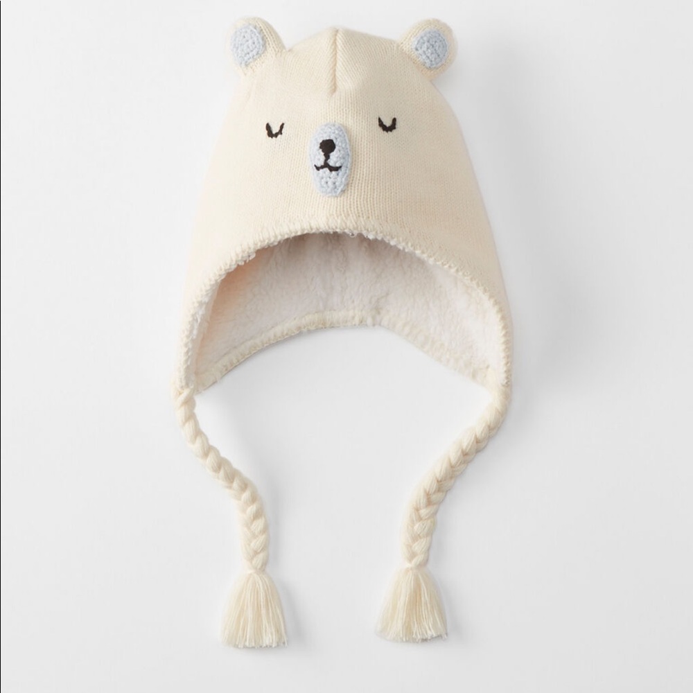 NWT Hanna Andersson sweaterknit hat (polar bear)